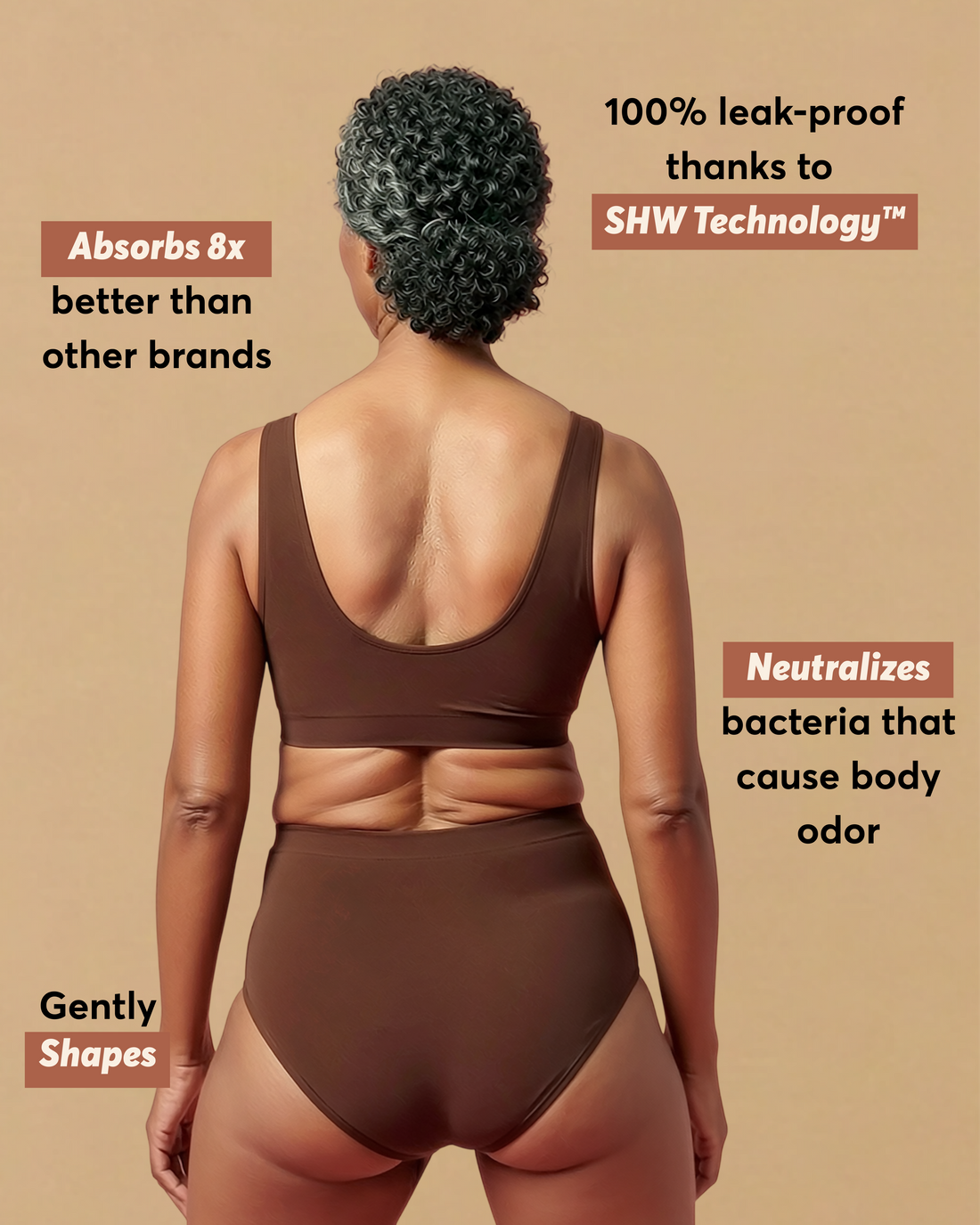 Still Her Motion™ ActiveFlex Performance Leakproof Underwear (3-pack)